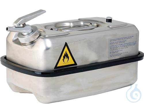 Safety canister st.steel 1.4404 pol. V=10 L, 240x430x240