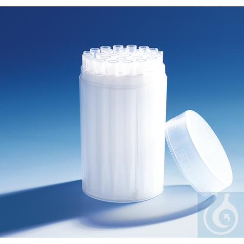 Tip-Box filled with pipette tips palleted, non-sterile, colourless, for VITLAB®