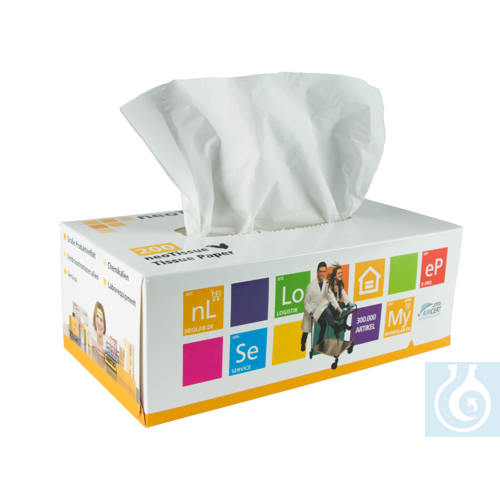 neoLabLine neoTissue Zellstoffwischtücher, 2-lagig, 200 Stk/Pack