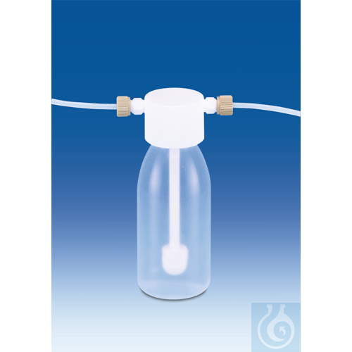 Gas-wash-bottle, PFA, 1000 ml
