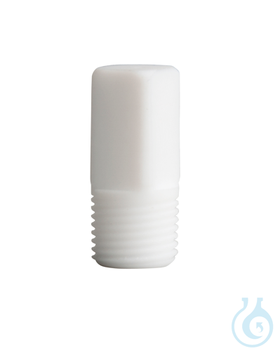 Blind plug, PTFE, NPT 1/8''
