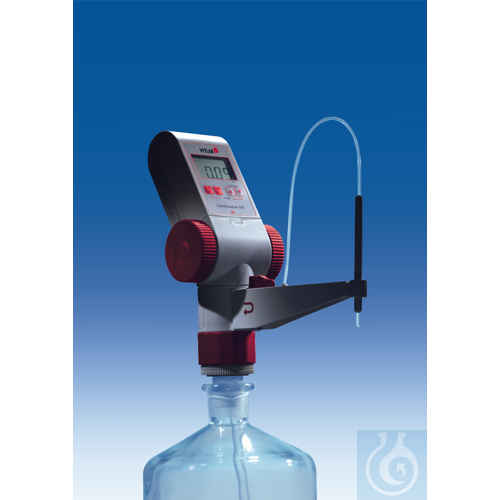 Burette VITLAB® continuous E dispensing volume per rotation 2.5 ml, DE-M marked,