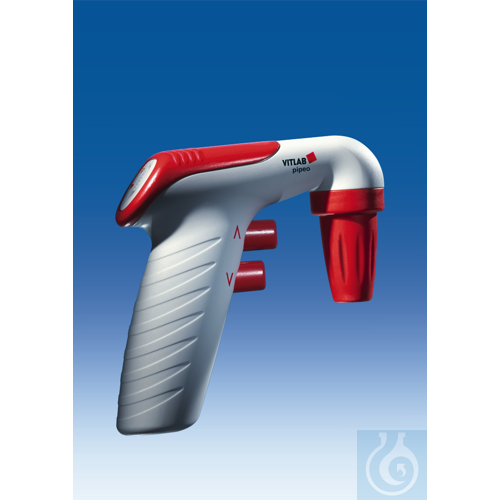 Pipetcontroller VITLAB pipeo®, met batterijlader, incl. 4 x stekkeradapters