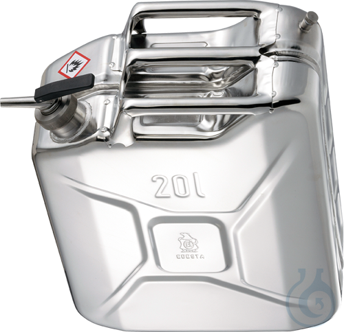 Safety canister st.steel 1.4571 pol. V=20 L, 175x345x470