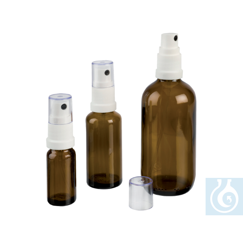 neoChoice Pumpzerstäuberflasche 20 ml, braun