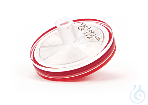 MinisartCA, 1,2µm, 28mm, steriel, 50st, Minisart® Spuitfilter, Oppervlakteactieve stofvrij