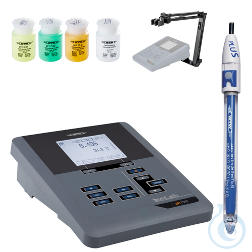 inoLab® pH 7310 SET 4, Convenient, menu controlled pH/mV meter for measurements/