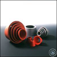 rubber spacer red, outer Ø 21 mm