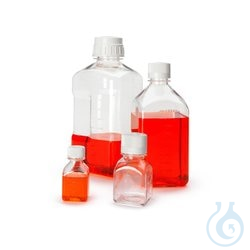 Nalgene™ Square PETG Media Bottles with Closure