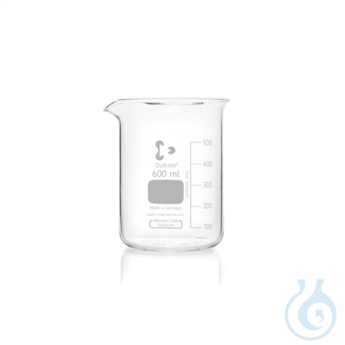 DURAN® Beaker, low form, with spout
