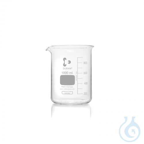 DURAN® Beaker, low form, with spout