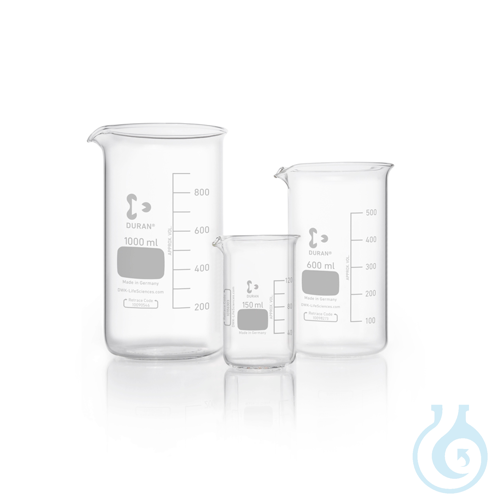 DURAN® Beaker, high form, with spou