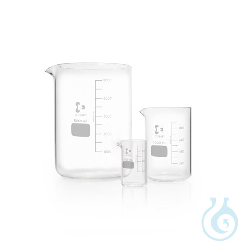 DURAN® Beaker, heavy-wall, filtering beaker