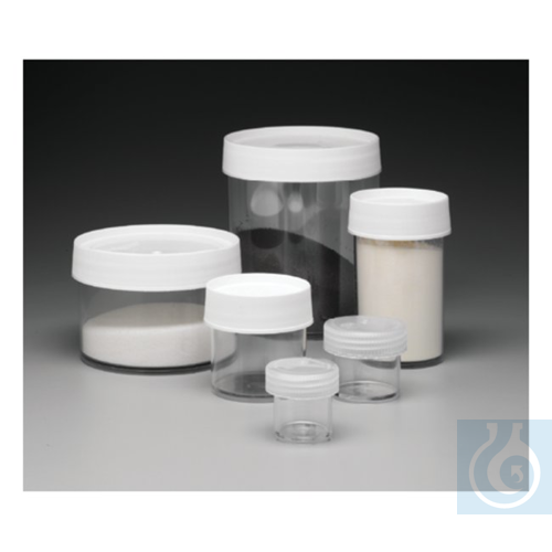 Nalgene™ Straight-Sided Wide-Mouth Polycarbonate Jars with Closure