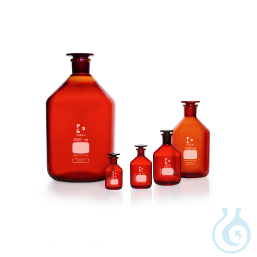 DURAN® Reagent Bottle, narrow neck, amber, USP , USP and EP (3.2.1)