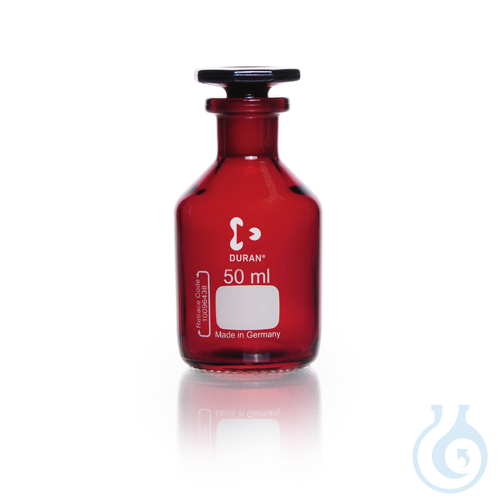 DURAN® Reagent Bottle, narrow neck, amber, USP , USP and EP (3.2.1)