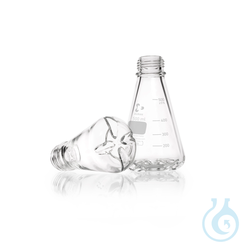 DURAN® Baffled Flask, with GL 45 thread