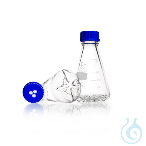 DURAN® Baffled Flask, with GL 45 thread, 1000 ml