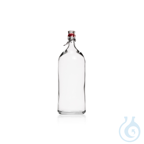 DURAN® Rolled Flange Bottle with clamp closure