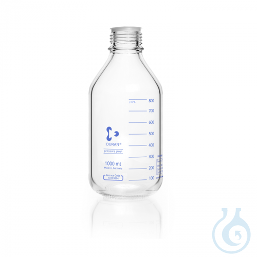 DURAN® pressure plus+ GL 45 Laboratory Bottle, clear, without screw cap
