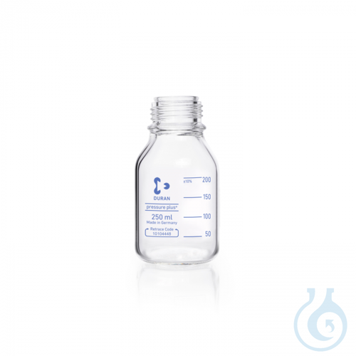 DURAN® Laboratory glass bottle GL 45, clear, pressure plus+ pressure resistant,