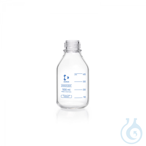 DURAN® Laboratory glass bottle GL 45, clear, pressure plus+ pressure resistant,