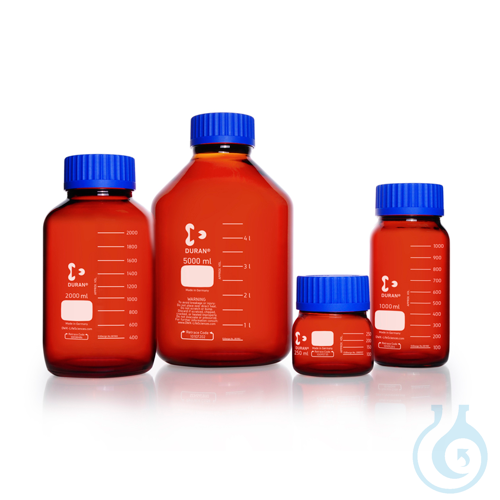 DURAN® GLS 80® Bottle, wide mouth, amber, USP , USP and EP (3.2.1)