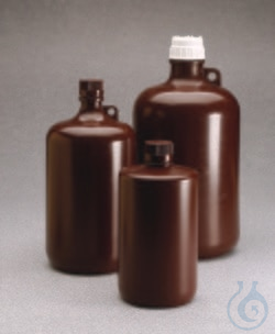 Nalgene™ Large Narrow-Mouth Amber Bottles
