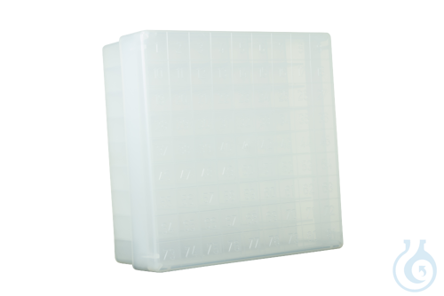 neoLabLine neoBox 81 plus, Kryobox, 133x133x53 mm (L x B x H), Unterteil transpa