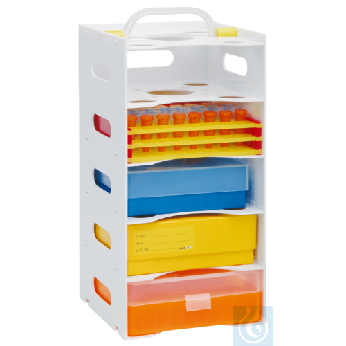 neoStapelRack® Rack zum Aufeinanderstecken, weiß