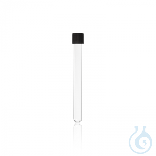 Disposable Culture Tube, DIN thread, TPE seal and PP screw cap, soda-lime glass