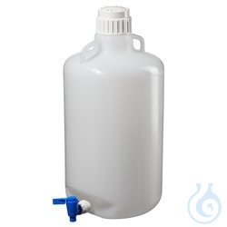 Nalgene™ LDPE, Round Carboy with Spigot