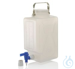 Nalgene™ Polypropylene, Rectangular Carboy with Spigot