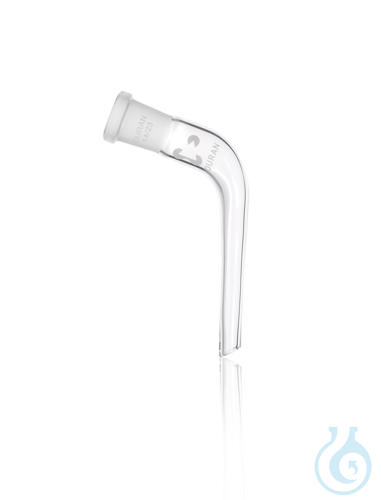 DURAN® Receiver Adapter bent, without hose connection, with standard