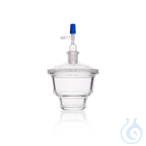 DURAN® Vacuum Desiccator, NOVUS type (NS 24/29), with stopcock,with flat flange
