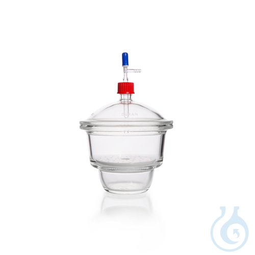 DURAN® Vacuum Dessicator Set type MOBILEX (GL 32), stopcock with PTFE spindle