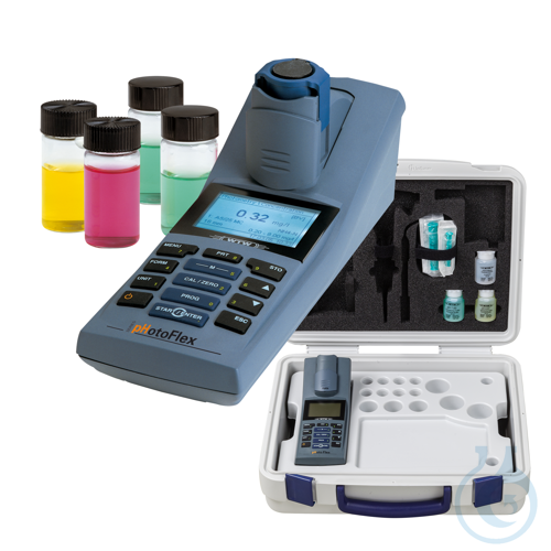 pHotoFlex® pH/SET, Portable LED filter photometer with integrated pH function in