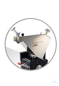 protected funnel with sample pusher, 3 litres