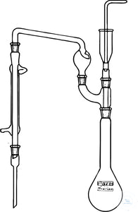 Apparatus for macro-Kjeldahl-distillation complete