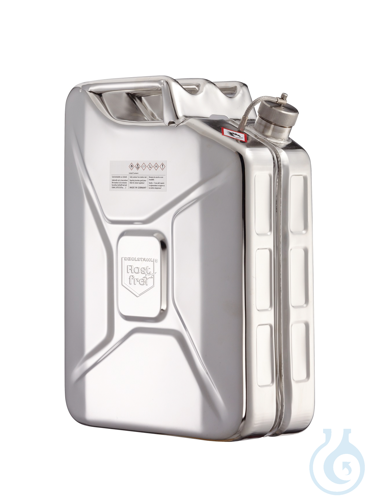 Safety jerrycan 304, screw cap, relief valve, 20 l
