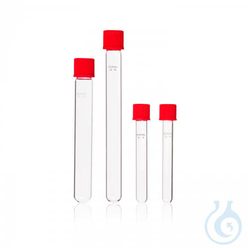 DURAN® Culture Tube with DIN thread, with screw cap from PBT