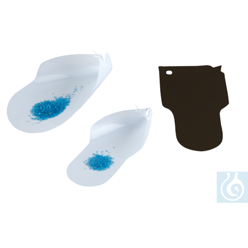 neoChoice Wägelöffel mit Schiffchenfunktion, weiß, klein, PS, antistatisch