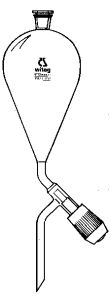 Sep.funnels, conical shape, 100 ml, ma