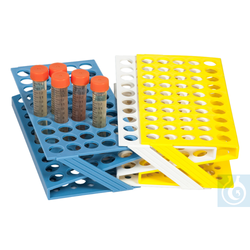 neoChoice Reagenzglasgestell blau, ABS-Kunststoff, Z-Form, Ø: 17 mm