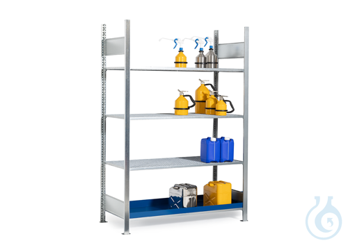 hazardous substances rack (basic rack) steel galv. steel painted, 1360x437x2000