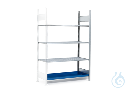hazardous substances rack (extension) steel galv. steel painted, 1312x437x2000