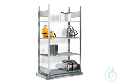 hazardous substances rack (basic rack) steel galv., 1156x726x2000