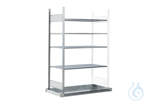 hazardous substances rack (extension rack) steel galv., 1306x526x2000