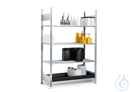 hazardous substances rack (basic rack) RSG-V 1364 steel galv., 1360x637x2000