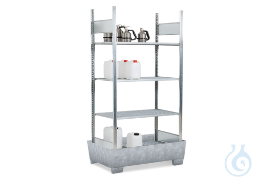 hazardous substances rack (basic rack) steel galv., 1236x816x2100